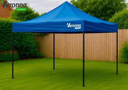 Tenda Gazebo Dobrável Sanfonada 3m X 3m X 2.6m Articulado Barraca Praia Camping Vtg300 Veronna