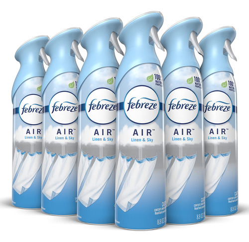 Febreze Air Aromatizante Linen & Sky - Pack 6x250g