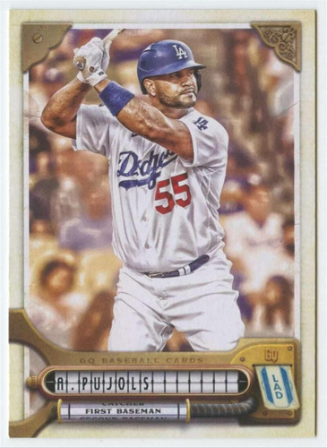 2022 Topps Gypsy Queen 275 Albert Pujols Dodgers Béisbol Mlb