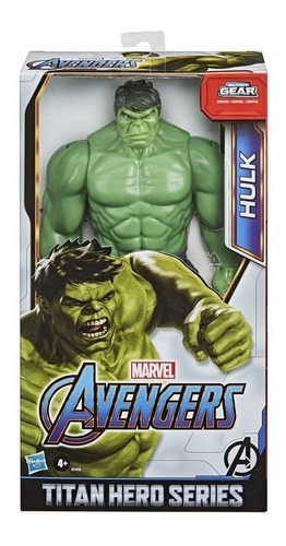 Brinquedo Novo Avengers Boneco Hulk 30cm Deluxe Hasbro E7475