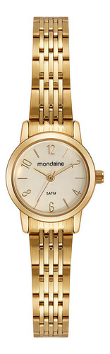 Relogio Mondaine Feminino Dourado Pequeno Social 32492lpmvde