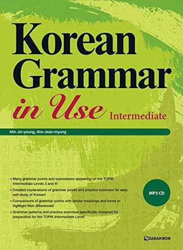 Book : Korean Grammar In Use Intermediate (korean Edition).