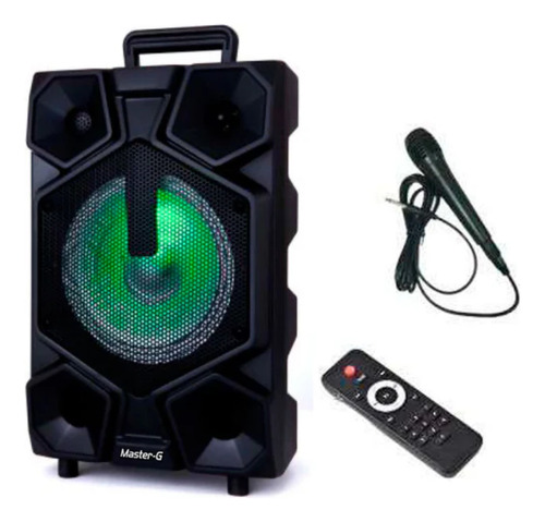 Parlante Master G Spb8b Karaoke Bluetooth Con Micrófono