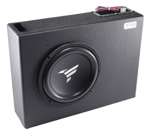 Caixa De Som Slim Automotiva Amplificada 600w sub 8  pol