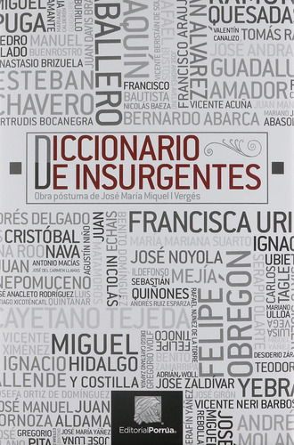 Libro Diccionario De Insurgentes