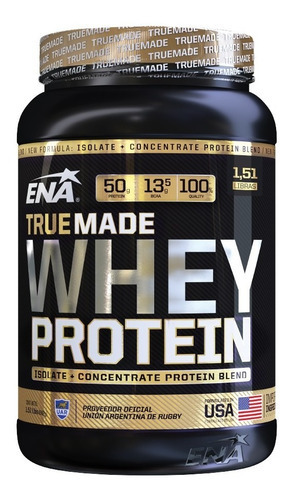 True Made Whey Protein X 1,5 Lb Ena Proteína Isolate Sabor Double rich chocolate