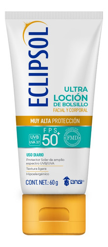 Bloqueador Solar Corporal Y Facial Fps 50+ 60g Eclipsol