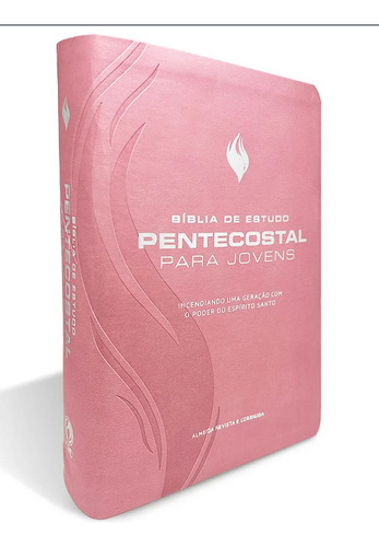 Bíblia De Estudo Pentecostal Para Jovens - Arc - Letra Normal - Capa Luxo Rosa, De Vários Es. Editorial Cpad, Capa Mole Em Português, 2023