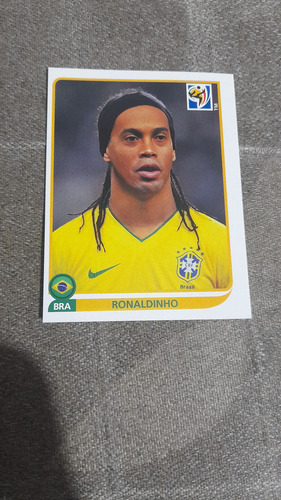 Figurinha Rara Ronaldinho Gaúcho Copa 2010 Importada Origina Jogador Ronaldinho Gaúcho