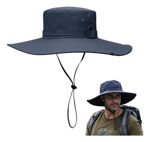 Sombrero Para El Sol Protector Gorro Pescador Anti-uv Visera