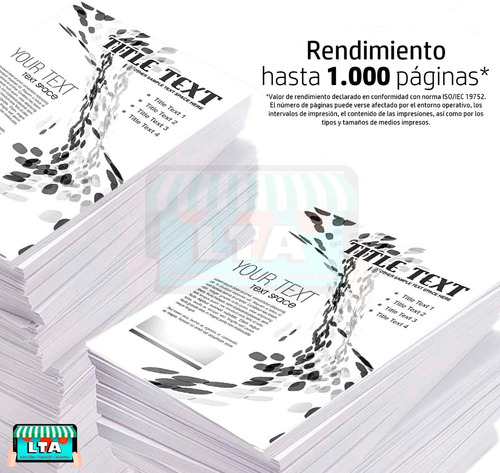 Imagen 2 de 10 de 2 Toner Compatible Brother Tn 1060 P/impresora Láser Hl 1200