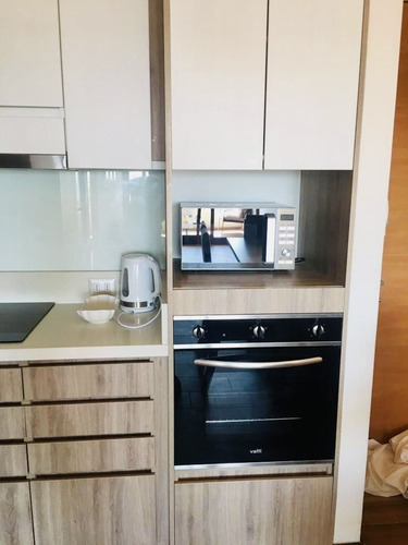 Departamento En Venta Amoblado De 1 Dorm. En Concón, La Boca