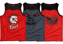 Comprar Triple Pack Musculosas Genetic Livianas Tela Duo Increibles