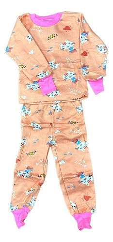 3 Pijama Conjunto Niña Y Niño Polar Pantalón + Polerón.