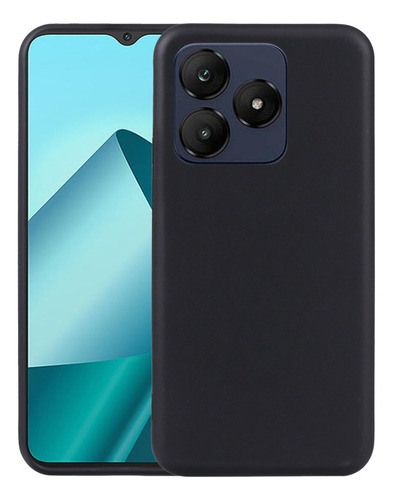 Qw Funda De Teléfono Negra De Tpu Para Wiko T20
