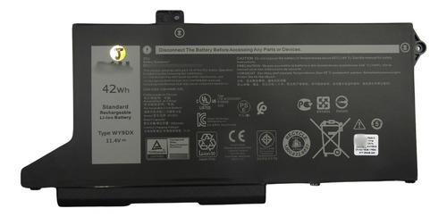 Batería original Dell WY9dx de 11,4 V, 42 W, 3500 mAh