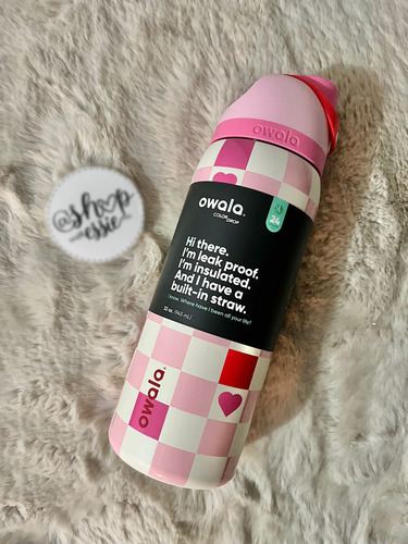 Owala Freesip - Botella De Acero 32oz San Valentin Corazones