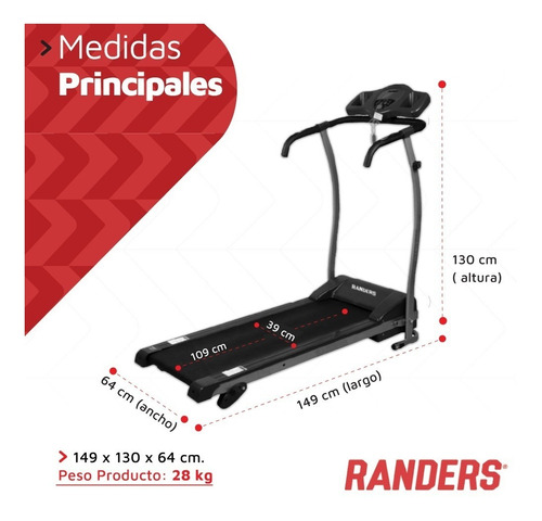 Imagen 7 de 8 de Super Cinta Motorizada Arg-406 Randers