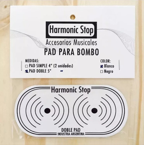 Protector De Bombo Harmonic Stop - Doble Bombo X 2 Unidades