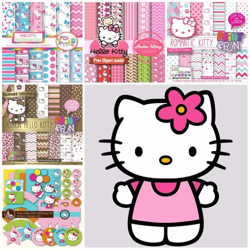 Kit Digital Hello Kitty