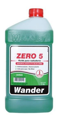 Refrigerante + Soporta Hasta -5°c. Verde Wander X1 Lt X12 Un