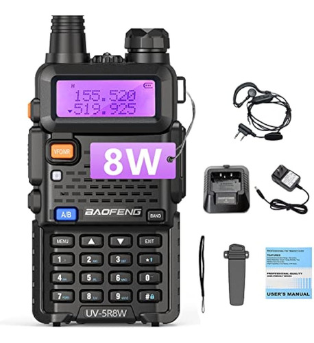 Baofeng Uv-5r Radio Bidireccional De Alta Potencia Radioafic