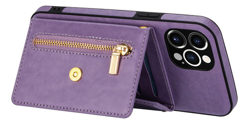 Funda De Piel Para iPhone Funda Tipo Cartera Con Correa