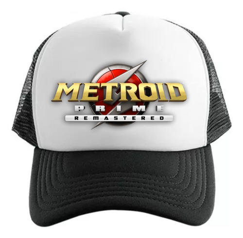 Gorra Trucker Personalizada Metroid Prime Remastered