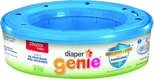 Repuesto Diaper Genie Playtex Bolsa Capacidad 270 Pañales