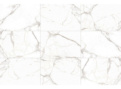 Imagen 2 de 5 de Porcelanico Tendenza 30x62 Alabaster Brillante Recti X M2