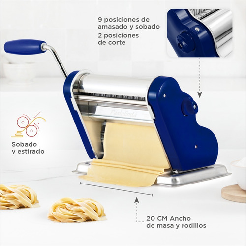 Imagen 5 de 10 de Pastalinda Máquina Clásica 200 Azul Marino