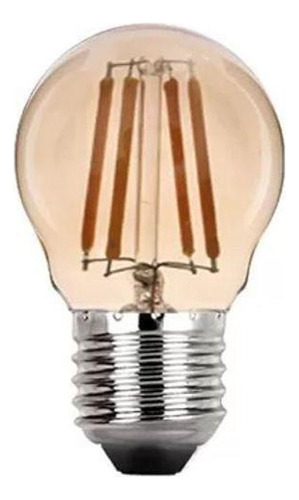 Lâmpada Led Filamento Bolinha Retrô G45 Varal De Luz 127/220V Cor da luz Branco 127/220V