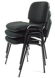 Imagen 4 de 4 de Silla Oficina Recepción Ap40 X4 Apilable Kromos Colores Vs.