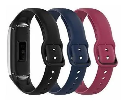 3 Mallas Para Reloj Samsung Galaxy Fit 2019 Sm r370 Silicona