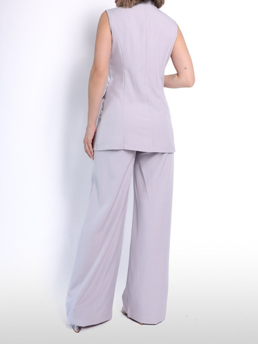 Modas Domi Conjunto Luis Twill Feminino Calça Blazer 862000