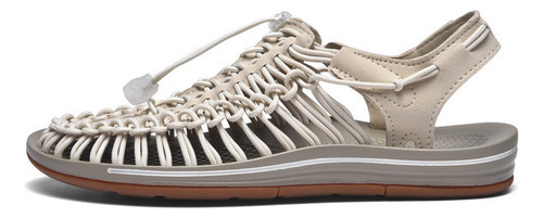 Sandalias Tejidas Para Hombre Zapatos De Playa Casuales
