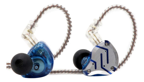 Auriculares Hi-fi Linsoul Kz Zs10 Pro Desmontable Blue  C/m