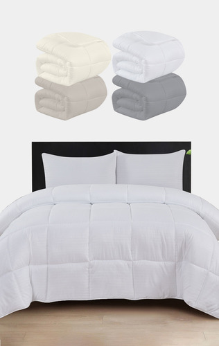 Acolchado Kavanagh Aspen Twin 1 1/2 Plaza+ Funda Almohadon