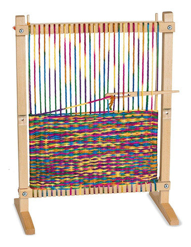 Telar Madera Manualidades Tejer Estambre Crochet Multiusos