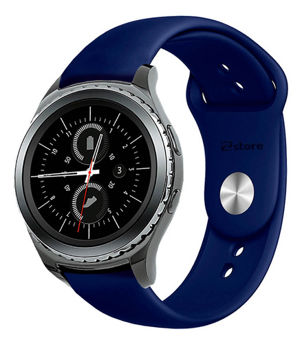 Correa Compatible Con Samsung Gear S2 Classic Azul Oscuro