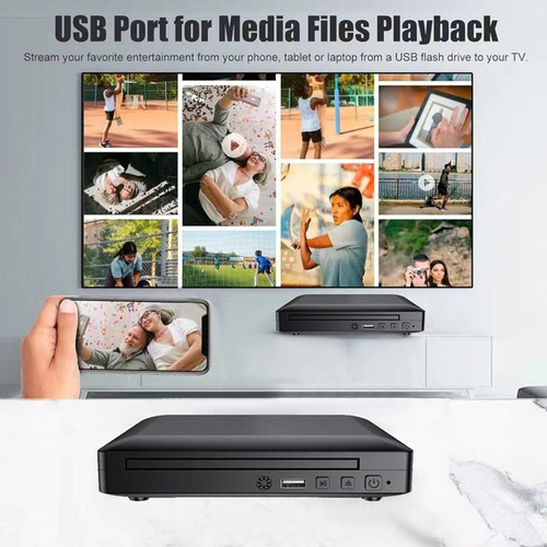 Home Dvd Player 1080p Hd Av Output