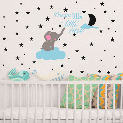 Dream Big Little One - Adhesivo Decorativo Para Pared, Diseo