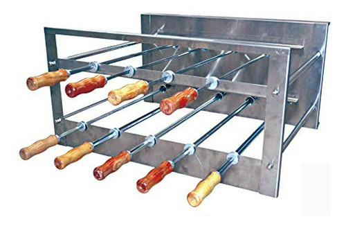 Pinchos De Barbacoa De Carbón Parrilla De Brasil 09 Asador S