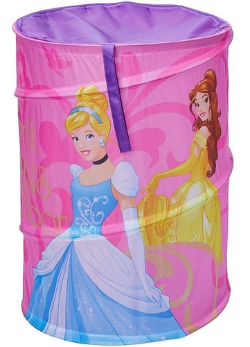 Cesto Organizador Guarda Brinquedos Porta Objetos Princesas