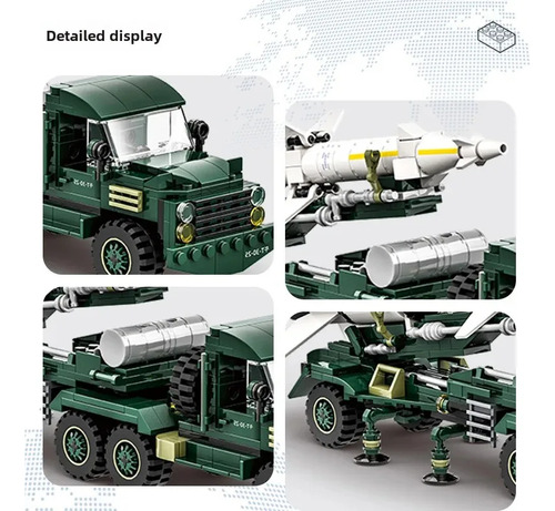 Veículo De Transporte De Mísseis Vanger Building Blocks 4512
