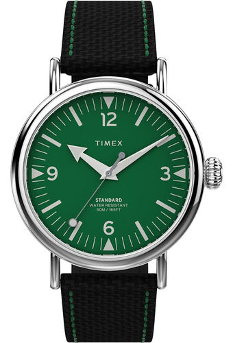 Timex Reloj Estándar Para Hombre De 40 Mm - Caja Plateada Es