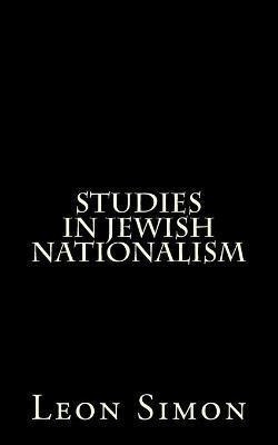 Libro Studies In Jewish Nationalism - Leon Simon