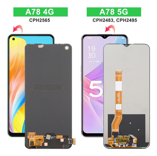 Pantalla Táctil Amoled Para Oppo A78 4g Cph2565