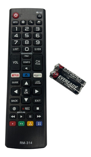 Control Remoto Generico Compatible LG Smart Tv + Pilas