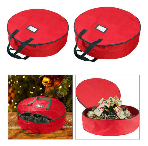 2 Bolsas De Almacenamiento Para Guirnaldas, Contenedor De